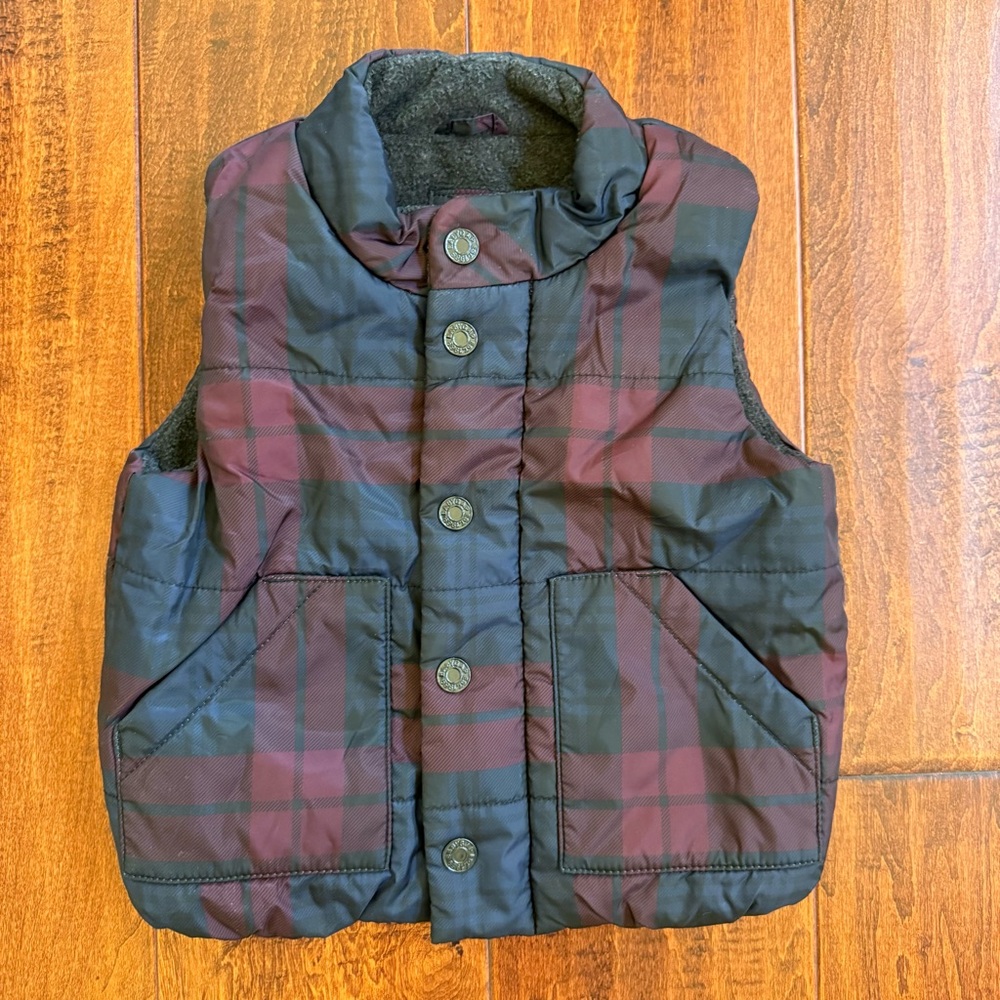Baby GAP Plaid Vest